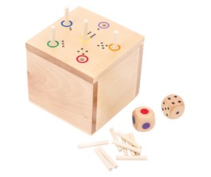 Brettspill & Puslespill - Small Foot - Dice Game In a Box 6 Out - 6558