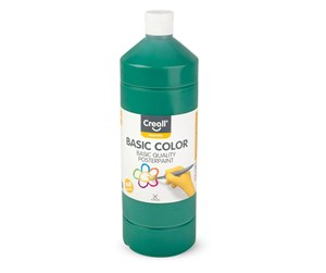 Kreative leker - Creall School paint Dark green 1 liter - 01816