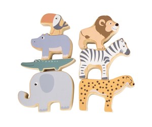 Leketøy - Small Foot - Wooden Safari Animals Balance Game 7 - 11704