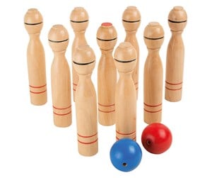 Utendørsleker - Small Foot - Wooden Bowling Game 11 pcs. - 1052