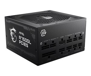 Strømforsyning (PSU) - MSI MAG A750GL PCIE5 Strømforsyning (PSU) - 750 Watt - 120 mm - ATX 3.0 - 80 Plus Gold sertifisert - MAG A750GL PCIE5