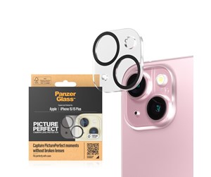 Mobil - Beskyttelsesglass - PanzerGlass PicturePerfect Camera Lens Protector iPhone 15 | 15 Plus - PANZER1136