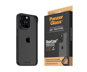 Mobil - Deksel og etui - PanzerGlass ClearCase with D3O iPhone 15 Pro Max - PANZER1179