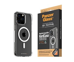 Mobil - Deksel og etui - PanzerGlass HardCase MagSafe Compatible with D3O iPhone 15 Pro Max - PANZER1183