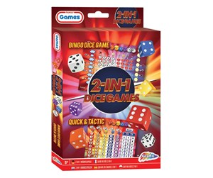 Brettspill & Puslespill - Grafix Dice Games 2in1 (Bingo Dice & Quick and Tactic) - 300065