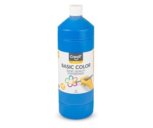 Kreative leker - Creall School paint Blue 1 liter - 01810