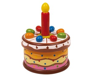 Treleker - Small Foot - Wooden Music Box Birthday Cake - 2483