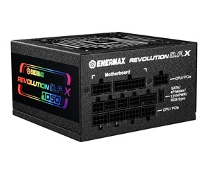 Strømforsyning (PSU) - Enermax Revolution D.F. X Strømforsyning (PSU) - 1050 Watt - 120 mm - ATX 3.0 - 80 Plus Gold sertifisert - ERT1050EWT