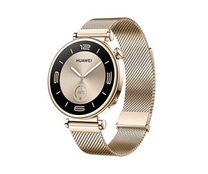 Smartklokke, Smartwatch & Sportsklokke - Huawei Watch GT4 41mm - Milanese Gold - 55020BJA