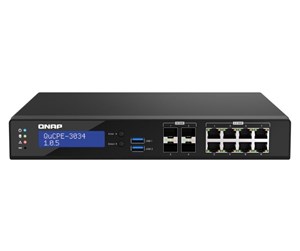 Nettverksutstyr - QNAP QuCPE-3034 Network Virtualization Premise Equipment - QUCPE-3034-C3758R-16G