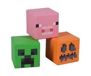 Reklameartikler - Paladone - Minecraft Stress Blocks 1 Piece (Assorted) - Stressball - PP11442MCF