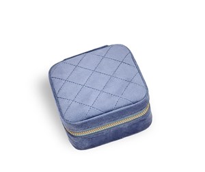 Annen personlig pleie - Gillian Jones Jewelry box - Blue velour - 11067-13