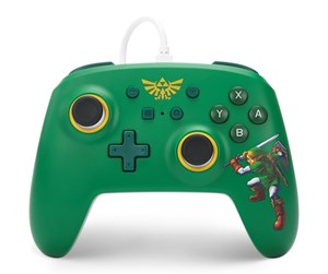 Spill - Tilbehør - PowerA Wired Controller for Nintendo Switch - Link Hyrule Defender - Controller - Nintendo Switch - NSGP0199-01