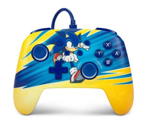 Spill - Tilbehør - PowerA Enhanced Wired Controller for Nintendo Switch - Sonic Boost - Controller - Nintendo Switch - NSGP0202-01