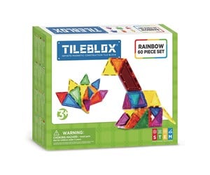 Kreative leker - Tileblox Rainbow 60 deler sett - 912-1030005