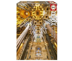 Puslespill - Educa 1000 Sagrada Familia Interiør - 80-19614