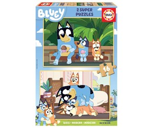 Puslespill - Educa 2x16 Bluey - 80-19406