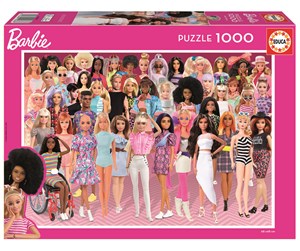 Puslespill - Educa 1000 Barbie - 80-19268