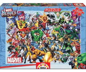 Puslespill - Educa 1000 Marvel helter - 80-15193