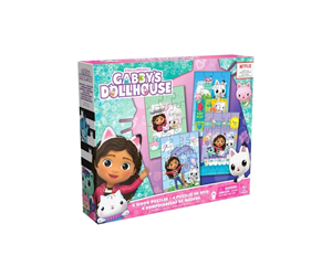 Brettspill & Puslespill - Gabby's Dollhouse Trepuslespill 4-pakning - 6067990