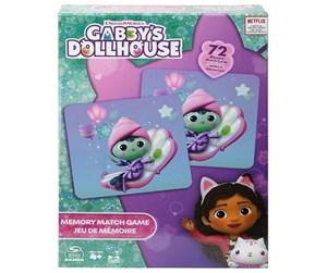 Brettspill & Puslespill - SM Games & Puzzles Gabby´s Dollhouse Huskespill med 72 kort - 6066431