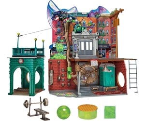 Figurer - Playmates Toys Turtles Mayhem Playset Sewer Lair Dlx - 46-83478