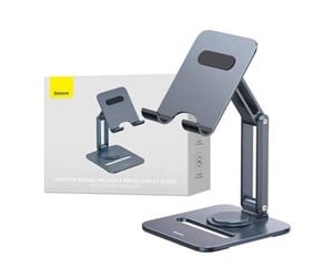 Nettbrett - Andre tilbehør - Baseus Desktop Biaxial Foldable Metal Stand  (for Tablets) Space Grey - B10431801811-00