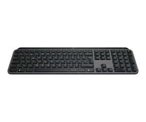 Tastatur - Logitech MX Keys S Graphite with palm rest - US - Tastatur - Amerikansk Engelsk - Svart - 920-011589