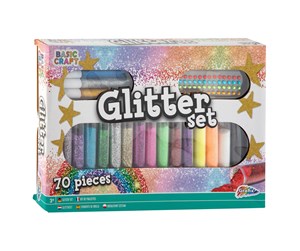 Kreative leker - Grafix Glitter Set 70pcs. - 100076