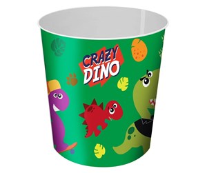 Barnerom - Kids Licensing Trash Can Crazy Dino - KL11154