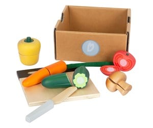 Rollelek - Small Foot - Wooden Cut and Play Food Vegetables S - 12329