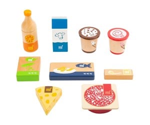 Rollelek - Small Foot - Wooden Play Food Cold and Frozen Prod - 11441