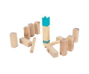 Hagespill - - Wooden Kub Compact Throwing Game 21d - 12401