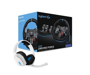 Spill - Tilbehør - Logitech G29 + Astro A10 Bundle - Sony PlayStation 4 - 991-000486