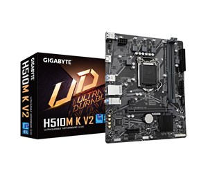 Hovedkort - GIGABYTE H510M K V2 Hovedkort - Intel H470 - Intel LGA1200 socket - DDR4 RAM - Micro-ATX - H510M K V2