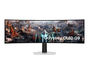 Skjerm - 49" Samsung Odyssey OLED G9 - 5120x1440 (DQHD) - 240Hz - OLED - Curved - LS49CG934SUXEN