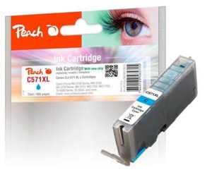 Printertilbehør blekk/toner - Peach - XL - cyan - compatible - ink cartridge - Blekkpatron Blå - PI100-290