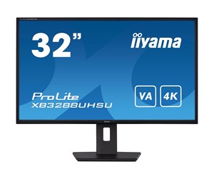 Skjerm - 32" iiyama ProLite XB3288UHSU-B5 - 3840x2160 - VA - USB HUB - XB3288UHSU-B5