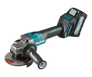 Vinkelsliper - Makita GA008GM201 - angle grinder - cordless - 125 mm - 2 batteries included charger - GA008GM201