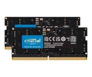 RAM - Crucial Classic SODIMM DDR5-5600 - 48GB - CL46 - Dual Channel (2 pcs) - Svart - CT2K24G56C46S5