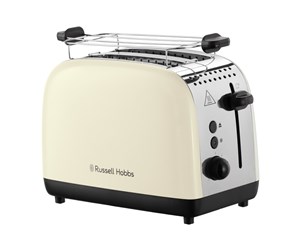 Brødrister - Russell Hobbs Brødrister Colours Plus 2S Toaster Cream - 26551-56 - 26551-56