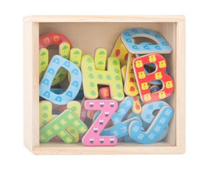 Kreative leker - Small Foot - Wooden Magnetic Letters Color 37dlg. - 10732