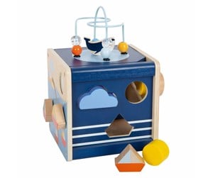 Babyleker - Small Foot - Wooden Activity Cube Ocean - 12312