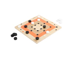 Brettspill & Puslespill - Small Foot - Wooden Solitaire and Mill Game Gold Edition - 12220