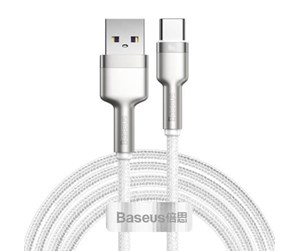 USB - Baseus USB cable for USB-C  Cafule 66W 2m (white) - CAKF000202