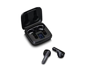 Hodetelefoner - Lenco EPB-430 - true wireless earphones with mic - EPB-430BK