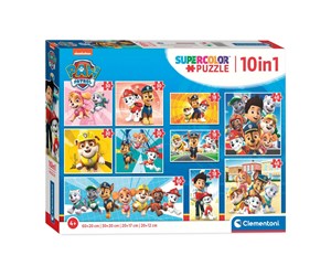 Puslespill - Clementoni Puzzles PAW Patrol 10in1 Gulv - 20270