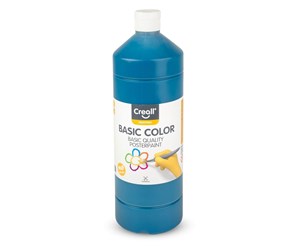 Kreative leker - Creall School paint Turquoise 1 liter - 01813