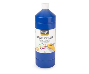 Kreative leker - Creall School paint Dark blue 1 liter - 01811