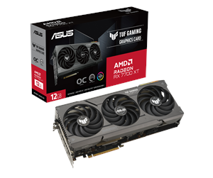 Grafikkort - ASUS Radeon RX 7700 XT TUF OC - 12GB GDDR6 RAM - Grafikkort - 90YV0JK0-M0NA00